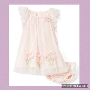 ✨HPx2✨Pink Garden Delight AngelSleeve Dress
